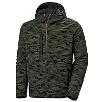 Helly-Hansen Kensington Hooded Softshell Jackets for Men with Durable Waterproof Membrane and Chest, Inside, and Hand Pockets