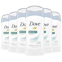 Invisible Solid Antiperspirant Deodorant Stick for Women, 6 Count, Sensitive, For All Day Underarm Sweat & Odor Protection 2.6 oz