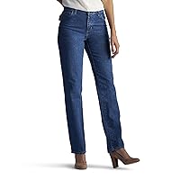 Lee Womens Relaxed Fit All Cotton Straight Leg Jean