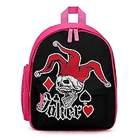 Joker Skull Cute Backpack Small Daily Casual Daypack Travel Bag with Adjustable Strap Graphic Print