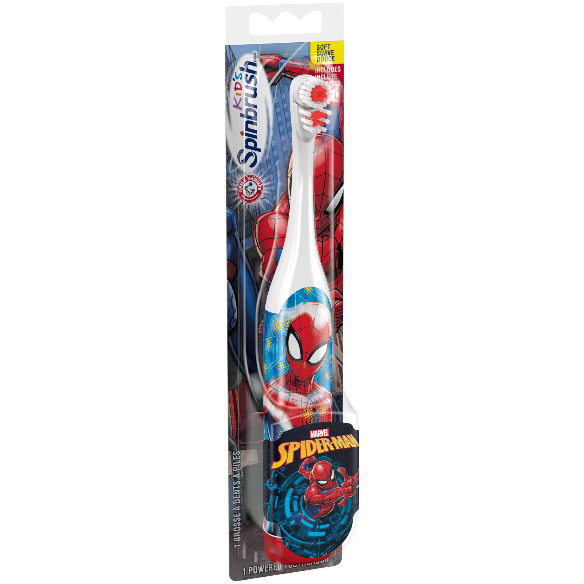 Arm & Hammer Kid’s Spinbrush Spiderman Powered Toothbrush, 1 count
