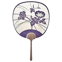 Made in Japan 2051 Large Fan Morning Cool (Purple) Double-sided Watermark