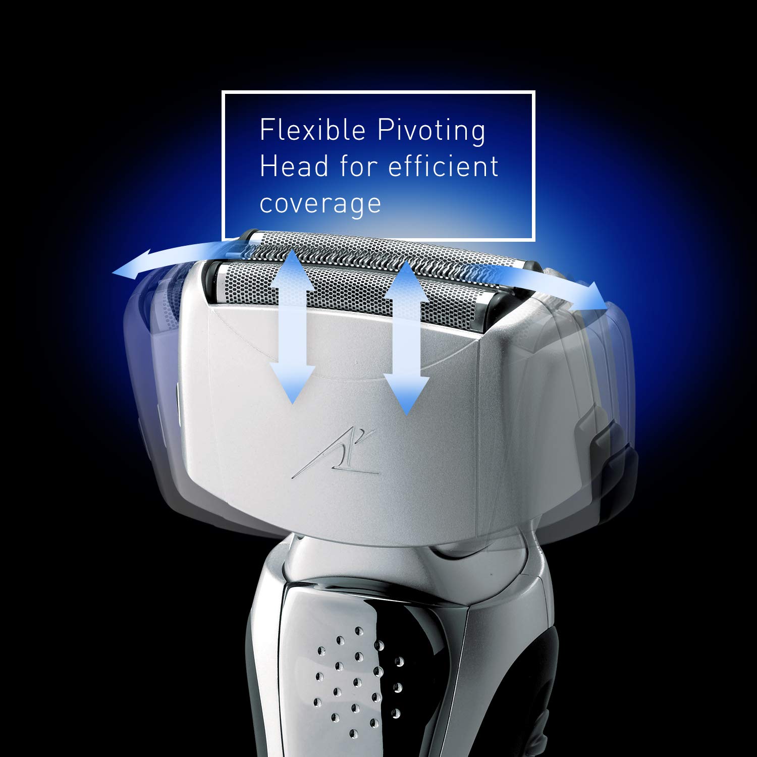 Panasonic Electric Shaver and Trimmer for Men ES8103S Arc3, Wet/Dry with 3 Nanotech Blades and Flexible Pivoting Head