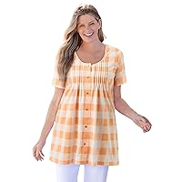 Woman Within Women's Plus Size A-Line Knit Tunic