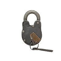 Deco 79 Brass Lock And Key, 2