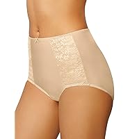 Bali Double Support, Women's Cool Comfort Underwear, Full Coverage Brief Panty