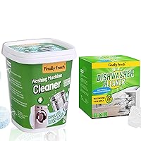 Dishwasher Cleaner And Deodorizer(12 Tablets) & Finally Fresh Washing Machine Cleaner(20 Tablets)