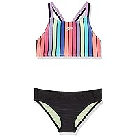 Speedo Girl's Swimsuit Two Piece Bikini Set