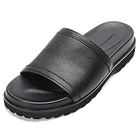 CHAMARIPA Fisherman Sandals Elevator Shoes Mens Leather Height Increasing Casual H81D15D192D