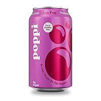 Sparkling Prebiotic Doc Pop Soda w/ Gut Health & Immunity Benefits, Beverages made with Apple Cider Vinegar, Seltzer Water & Cola Flavors, Low Calorie & Low Sugar Drinks, 12oz (12 Pack) (Packaging May Vary)