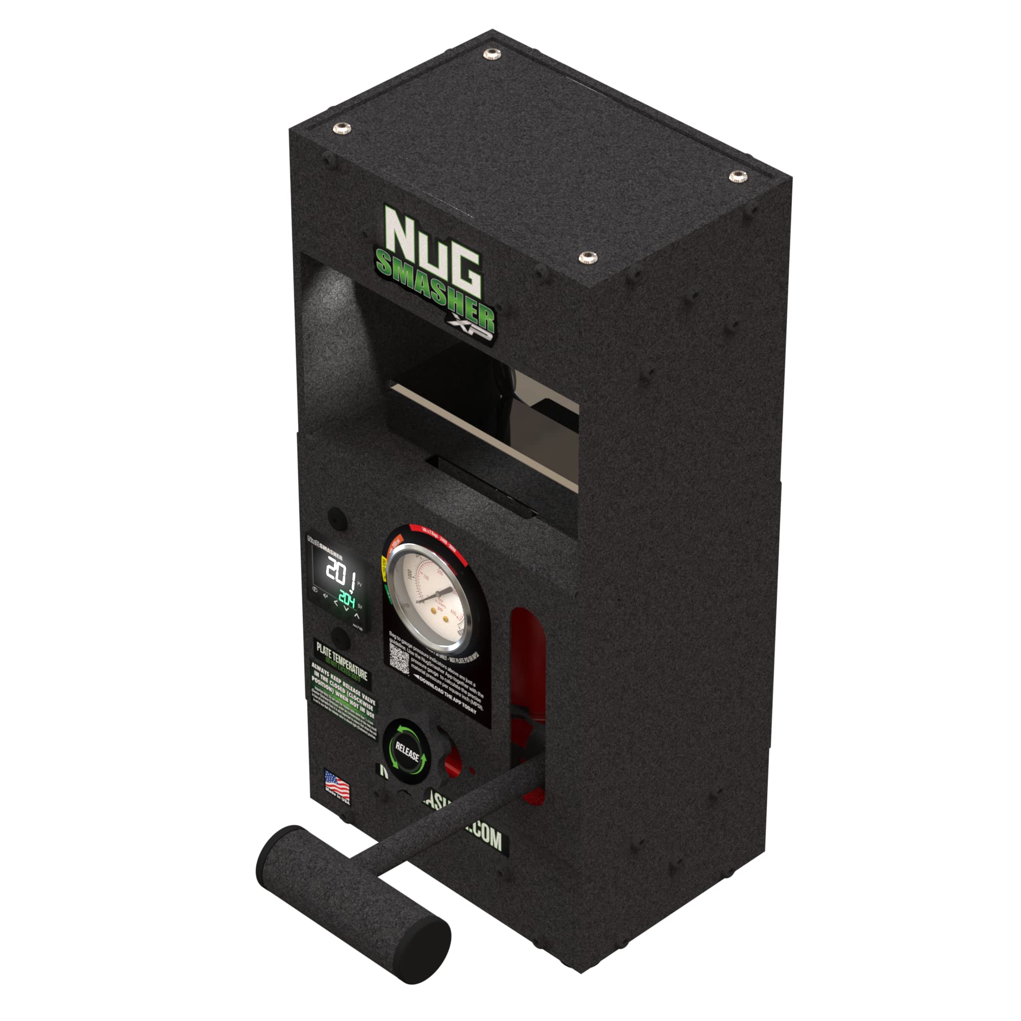 NS XP Hydraulic Heat Press, Pressure Gauge, Calculator Tool, 6