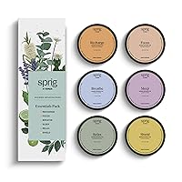 Sprig by Kohler Shower Infusion Pod Sampler Pack with 6 Mood-Matching Scents, Enhanced with Hyaluronic Acid and Sodium PCA for Your Skin and Hair – 6 Single-Use Sampler Pods