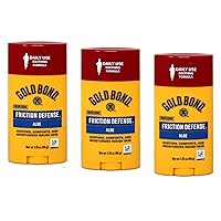 Gold Bond Chafing Defense Anti-Friction Formula, Unscented 1.75 oz (49.6 g)(Pack of 3)