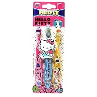 Firefly Hello Kitty Toothbrushes (3), 3 Count