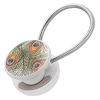 WITHit Clip On Reading Light - Peacock - LED Reading Light for Books and eBooks, Reduced Glare, Portable and Lightweight, Cute Bookmark Light for Kids and Adults, Batteries Included