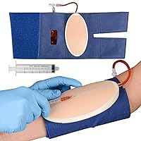 IV Practice Kit for Injection Training, Wearable Injection Pratice Kit for Venipuncture Practice, IV Injection/Insertion Practice Pad for Medical Education