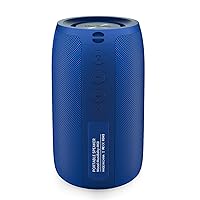Bluetooth Speaker,MusiBaby Wireless,Waterproof,Outdoor,Portable Speaker,Dual Pairing,Loud Stereo,Booming Bass,1500 Mins Playtime Wireless Speaker for Home,iPhone,Party,Gifts(Blue)