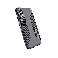 Speck Products Presidio Grip Case for iPhone XS/iPhone X, Graphite Grey/Charcoal Grey (103131-5731)