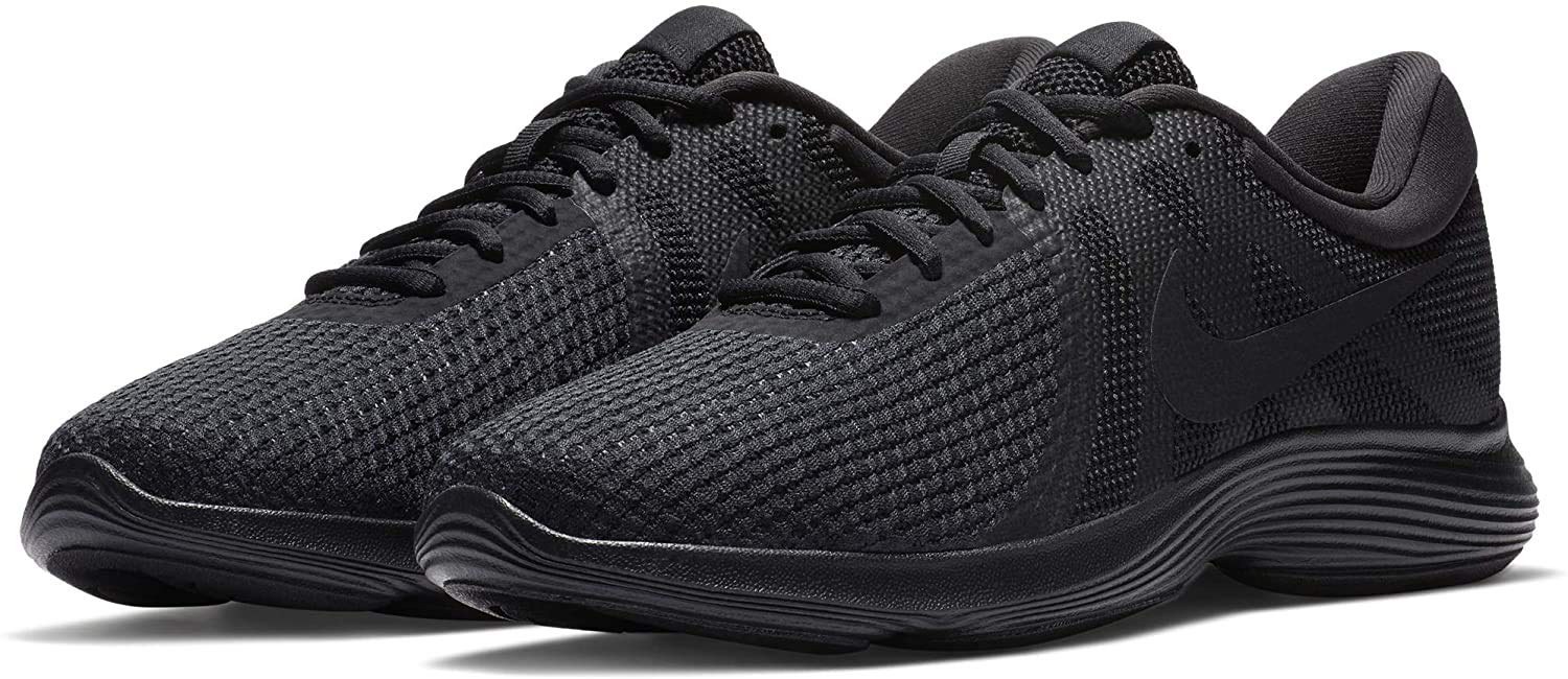 Nike Men's Revolution 4 Running Shoe, Black/Black, 10 Regular US