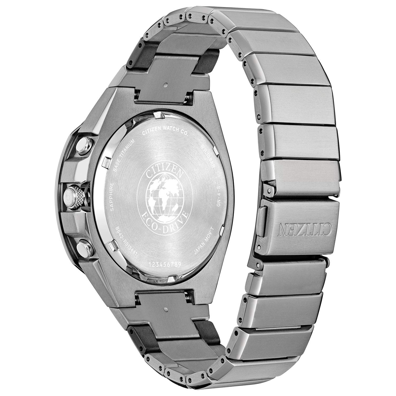 Citizen Men's Eco-Drive Sport Luxury Armor Watch in Super Titanium, Black Dial (Model: CA7058-55E)