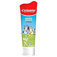 Kids Bluey Toothpaste with Fluoride, Fights Cavities, Mild Fruit Flavor, Sugar Free, 4.6 Oz Tube