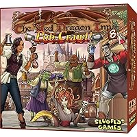 Red Dragon Inn 8, The Pub Crawl, Five New Characters, Can be Played with All Expansions, New Prize Cards Inside, For Ages 13 and up