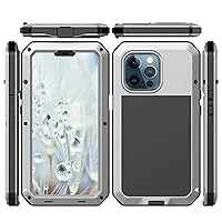 iPhone 13 Pro Max Case,Marrkey 360 Full Body Protective Cover Heavy Duty Shockproof [Tough Armour] Aluminum Alloy Metal Case with Silicone Built-in Screen Protector for iPhone 13 Pro Max 6.7