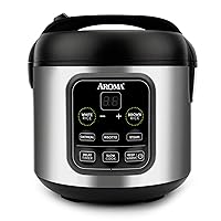 ARC-994SB Rice & Grain Cooker Slow Cook, Steam, Oatmeal, Risotto, 8-cup cooked/4-cup uncooked/2Qt, Stainless Steel