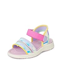 The Children's Place Baby-Girl's Toddler Sporty Sandal with Adjustable Straps