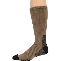 Merrell Men's and Women's Merino Wool Tactical Crew Socks-Arch Support Band and Moisture Management