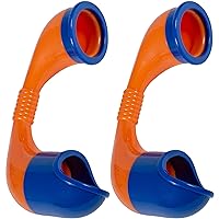 SPARK & WOW Phonics Phones - Set of 2 - Speak and Hear Your Own Voice - Practice Fluency, Phonetics, Reading and More - Speech Therapy Tools for Kids