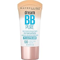Dream Pure Skin Clearing BB Cream, 8-in-1 Skin Perfecting Beauty Balm With 2% Salicylic Acid, Sheer Tint Coverage, Oil-Free, Medium/Deep, 1 Count