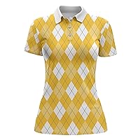 Womens Golf Shirt Funny Golf Shirts for Women Golf Gifts Golf Polo Print Women Polo Shirts Women Golf Apparel Short Sleeve