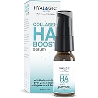 Collagen HA Boost Face Serum 0.47oz - Facial Hyaluronic Acid (HA) and Marine Collagen Peptides - Triple Boost Hydrates Skin and Reduces Fine Lines and Wrinkles - 0.47 fl oz