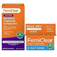 FemiClear Yeast Infection & Feminine Care - Includes 1-Day Yeast Infection Restoratives Soothing Feminine Wash