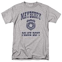 Trevco Andy Griffith Show Mayberry Police-S S Adult 18 1-Athletic Heather-XL