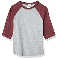 Girls' Big Vintage 3/4 Sleeve Baseball Crewneck T-Shirt