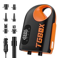 TGBOX Paddle Board Pump,Digital Smart Inflation & Deflation Dual-Use Sup Air Pump for Paddle Board, Inflatable Tent, Boats, Pool