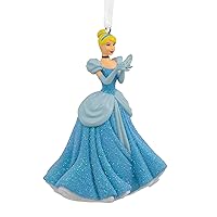 Hallmark Disney Cinderella Holding Glass Slipper Christmas Ornament