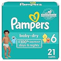 Pampers Baby Dry Diapers - Size 6-21 ct