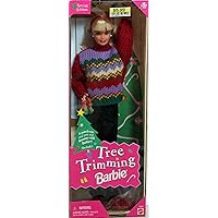Barbie 1 X Christmas Tree Trimming Doll - Holiday Special Edition (1998)