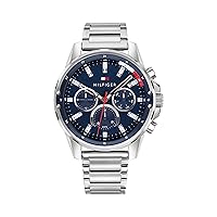 Tommy Hilfiger Analogue Multifunction Quartz Watch for Men with Stainless Steel Bracelet