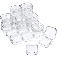 32 Pcs Mixed Sizes Clear Game Tokens Storage Containers Board Game Storage  Containers Plastic Storage Boxes for Game Components, Empty Organizer