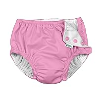 i Play Girls Reusable Absorbent Baby Swim Diapers Light Pink 12 Months