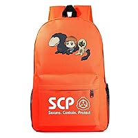 SCP Foundation Casual Bookbag Classic Graphic Backpack Lightweight Canvas Daypack for Travel