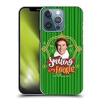 Head Case Designs Officially Licensed Elf Movie Smiling is My Favorite Graphics 2 Hard Back Case Compatible with Apple iPhone 13 Pro