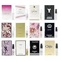 Random 100 Piece Designer Fragrance Samples, Fragrance Sampler Gift Set Spray Perfume Travel Size