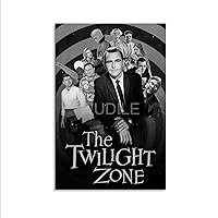 WUDILE The Twilight Zone Classic Retro Movie Cover Art Poster (4) Canvas Poster Bedroom Decor Office Room Decor Gift Unframe-style 08x12inch(20x30cm)