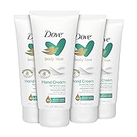 Body Love Hand Cream Sensitive Skin 4 Ct Fragrance-Free Soothes and Comforts Rough, Dry Skin 3 oz