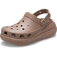 Crocs Unisex Crush Clogs, Platform Shoes, Latte, 11 US Men